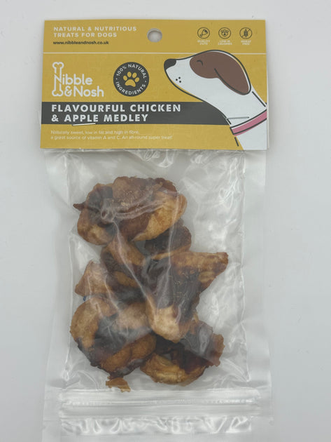 Chicken and Apple Medley Dog Treats Natural Dog Treats UK Nibble Nosh